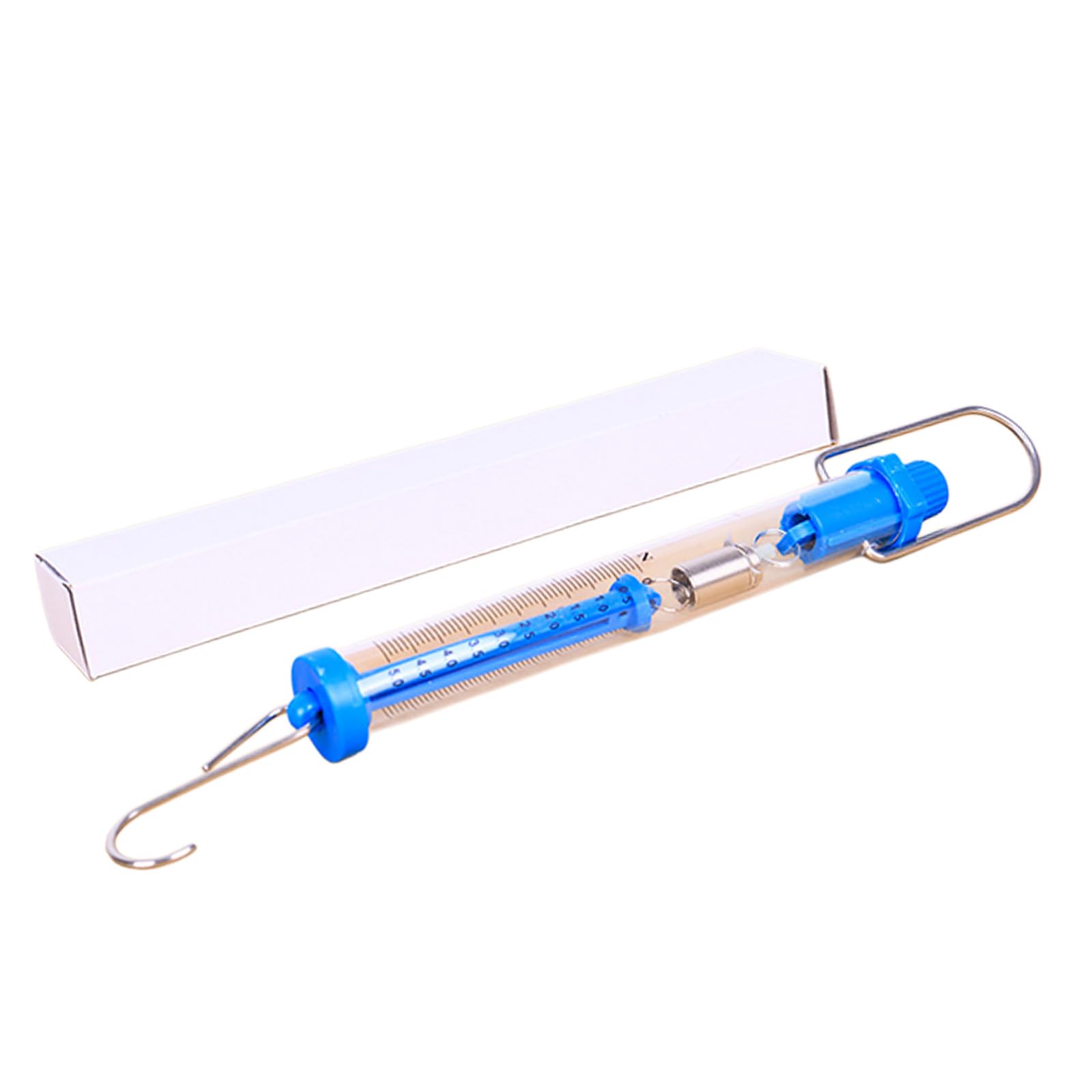 Reliably Spring Scale Measuring Tool Acrylic Dynamometer with Load Hook Ideal for Science Projects and Weight Testing Spring Dynamometer Tool Hanging Balance Scale Physics Teaching Instrument Acrylic