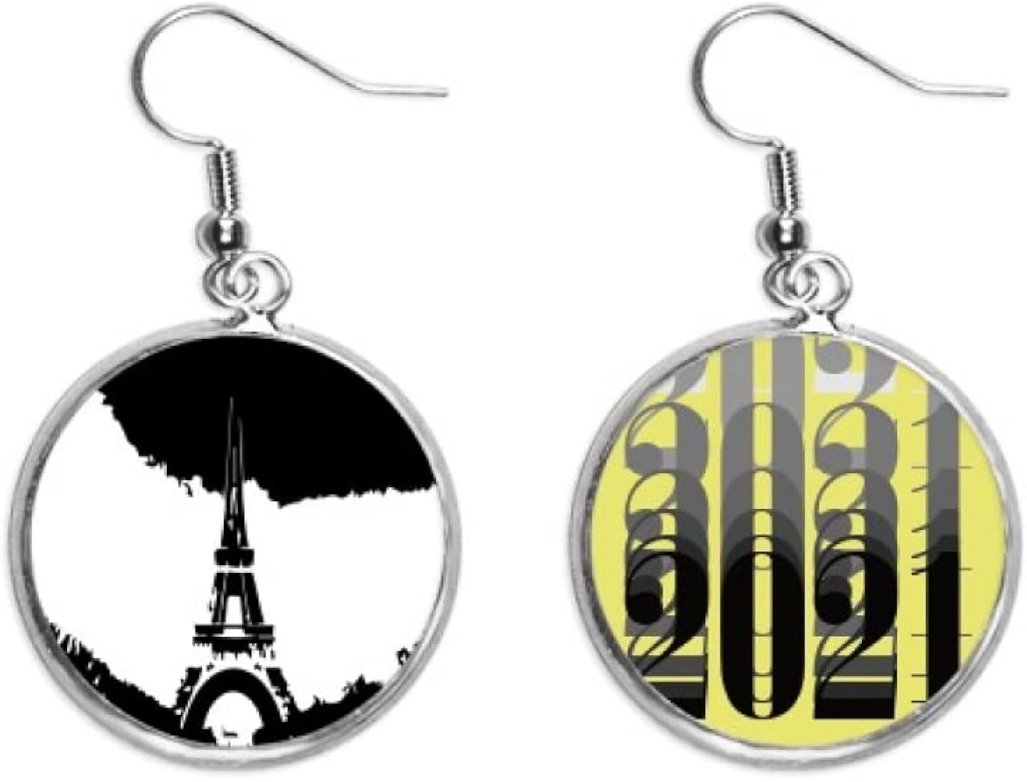 Buy comp Eiffel Tower Paris France Earrings Jewelry Fashion