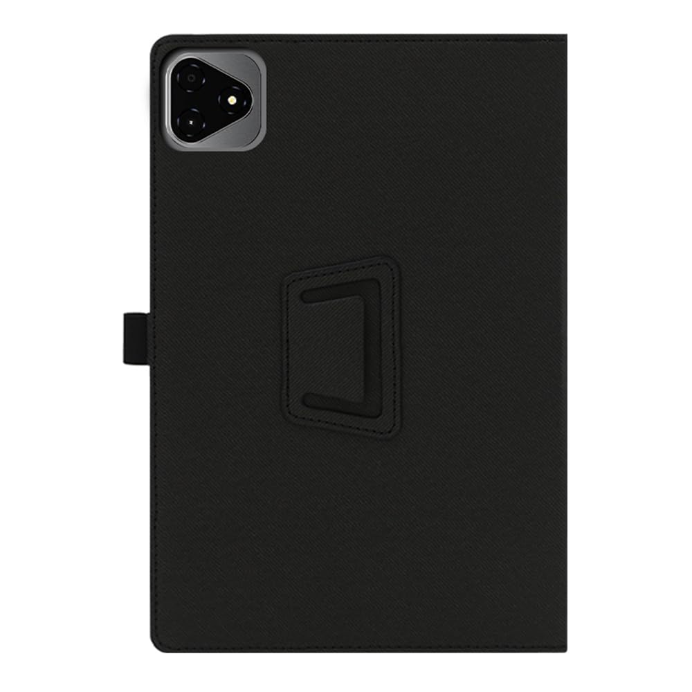 INSOLKIDON Compatible with Alldocube iPlay 60 Pro 11-INCH Tablet case, Full Coverage Ultra Slim PU Leather Cover Case Folding Stand Cover Protective Tablet Cover with Hand Strap Magnet (Black)