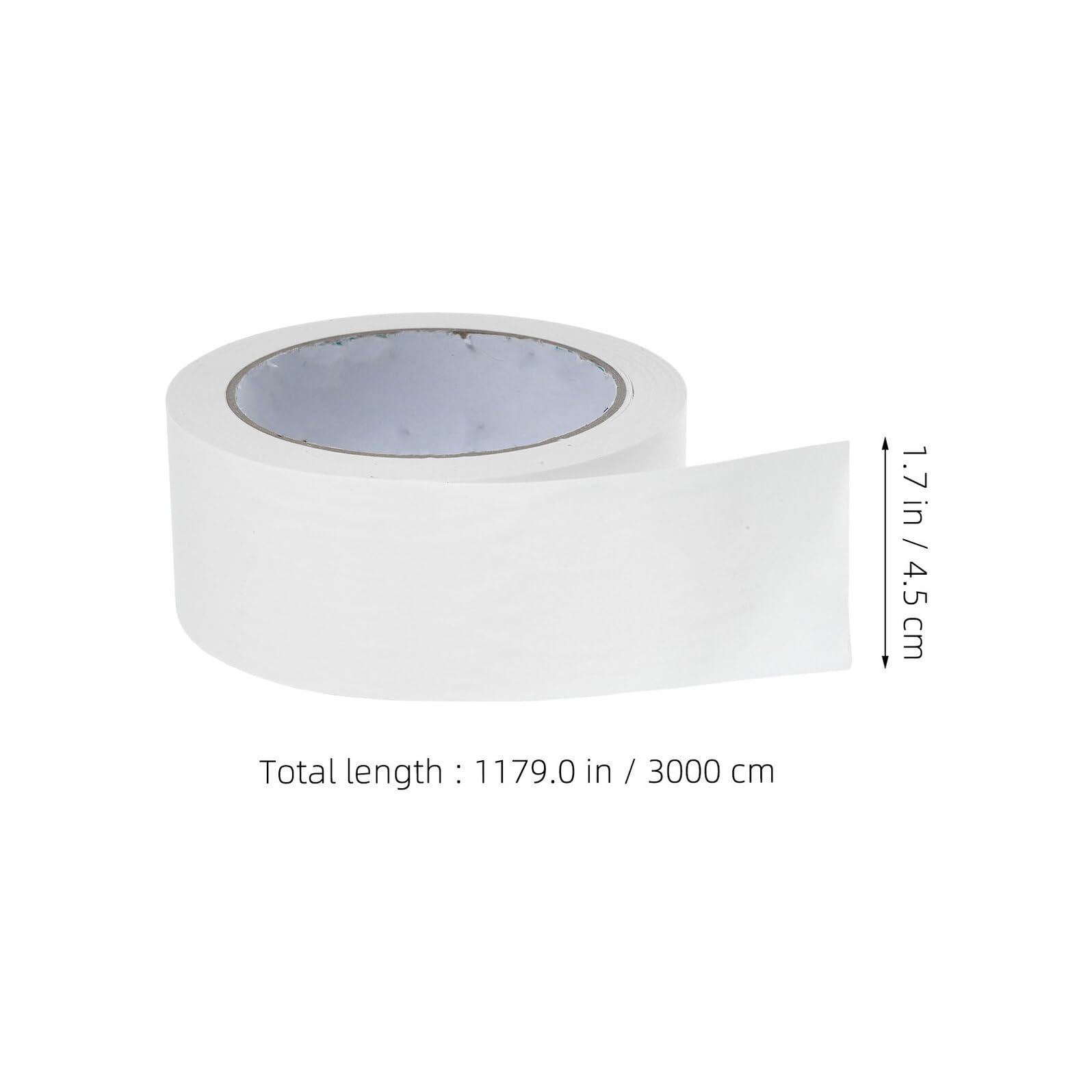 4 Rouleaux Ruban Adhésif Blanc Auto-adhésif Ruban Kraft Recyclable Résistant et Déchirable pour Emballage Scellage de Cartons Déménagement et Expédition Surface Mate Écrivable
