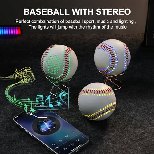 Bluetooth Speaker Baseball Glow in The Dark Speaker for Fans - Image 3