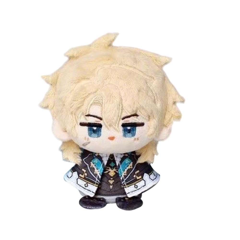 Varka Plush Anime Figure Sitting Cute Soft Stuffed Pendant 12CM Game Character Occasions Bag Backpack Decorations Gifts