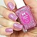 Wish - baby pink glitter holographic nail polish by Cupcake Polish