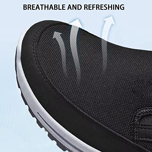 Auguscare Shoes Men, Orthowalkway Mens Shoes, Men's Arch Support Slip-on Canvas Loafers Orthopedic Sneakers2