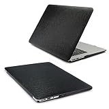 Urcover 360 Grad kompatibel mit MacBook Retina 13,3 Zoll | Ultra Slim in Samt Schwarz Design | dünne Komplett Schutzhülle Full Body Laptop Cover HartTasche