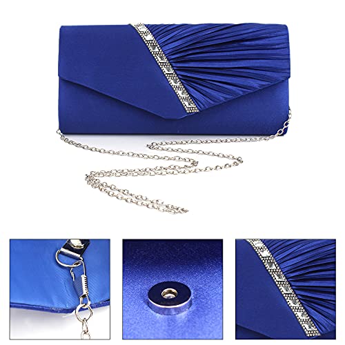 Image of Goclothod Evening Clutch Handbag Women Fashion Crossbody Shoulder Bag Chain Purse