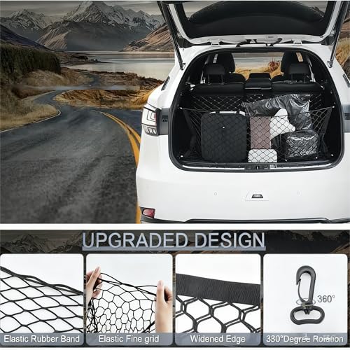 CiuGear Universal Auto-Sicherheitsnetz, einstellbares Haustier-Trenngitter aus Oxford-Stoff, 120x85cm