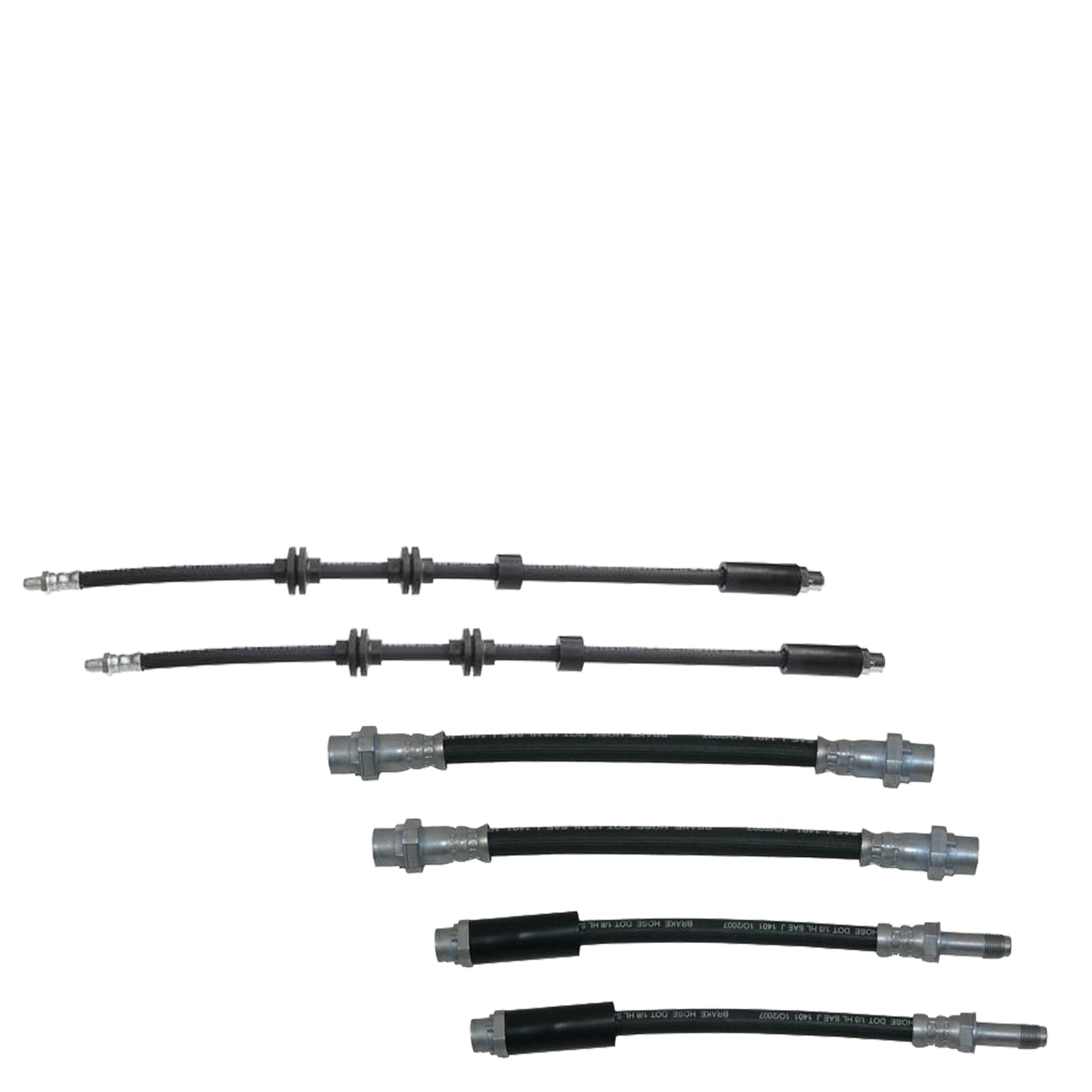 6xATE Bremsschlauch vorne+hinten | 24.5174-0526.3+24.5125-0230.3 Kompatibel mit 1 (E87),1 Cabriolet (E88),1 Coupe (E82),3 (E90),3 Cabriolet (E93),3 Coupe (E92),
