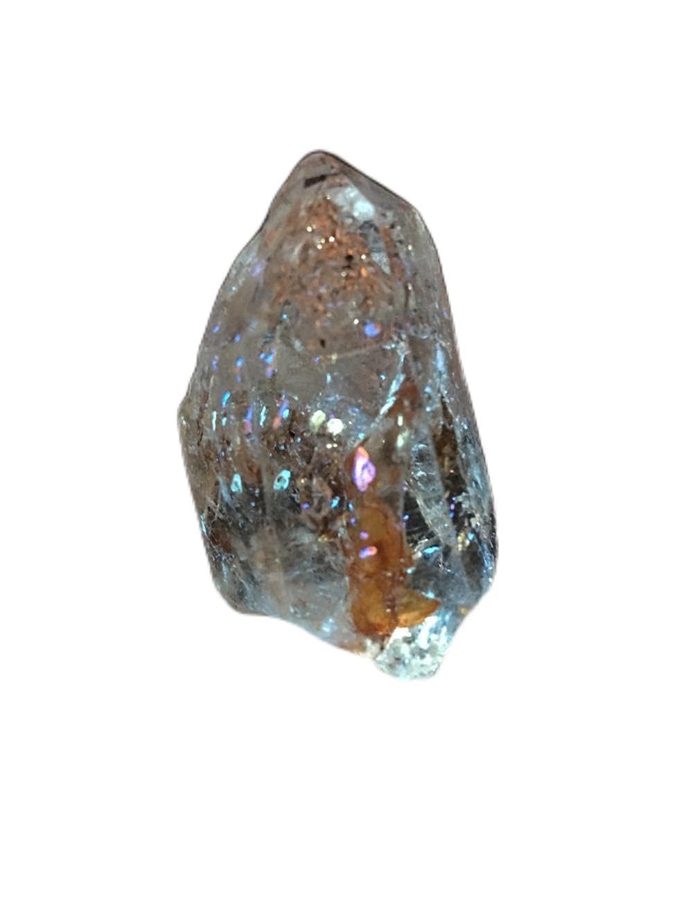 Pétroréfatériel fluorescent non endommagé Herkimer Diamant Quartz Crystal Diamond Du Pakistan 1PCS