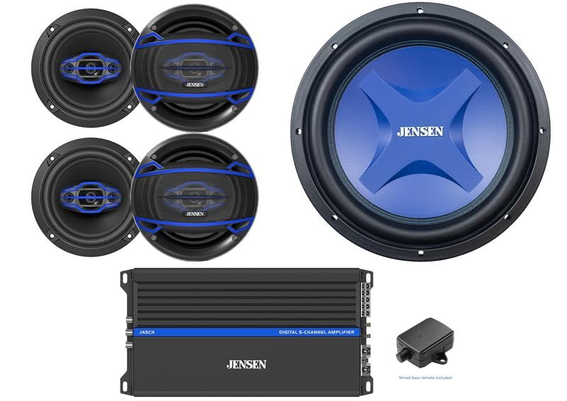 アンバサダー 5000 1500 2500 4000 5500 6000 Amazon.com: JENSEN JA5CH Class-D 5-Channel Amplifier with 2 Pairs
