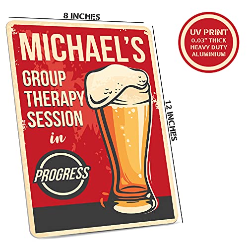 Gifts For Dad, Metal Dad Sign, Personalized Vintage Dad Sign With Name, Retro Custom Gifts For Men, 9 Different Designs, 8'' X 12'' - Decorative Tin Plaques For Garage Wall, Workshop Wall #TOP4