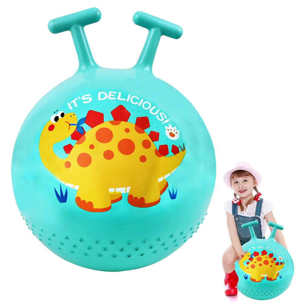 Ballon Sauteur pour Enfants Gonflable Balle Trémie Rebondissante Vert