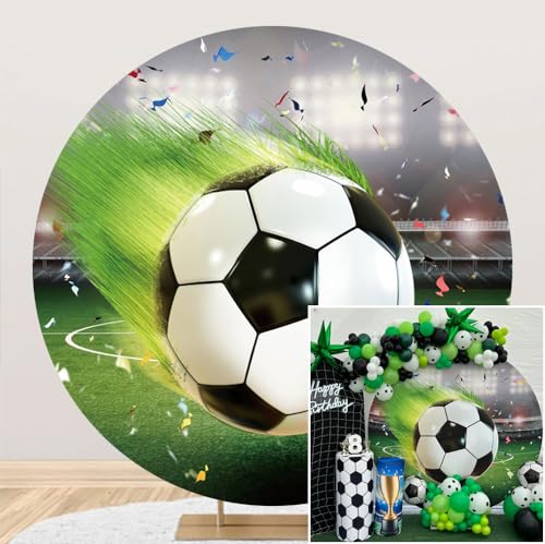 Fondo redondo 7.2x7.2ft para fotografía deportiva miniatura 1
