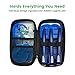 ZLR Insulin Cooler Travel Case, TSA-Friendly Hard Shell Diabetic Organizer for Ozempic/Wegovy/Mounjaro Pens & Vials, 3×90g Gel Ice Packs, Large (Inner 7.8×3.9×5.9 in)