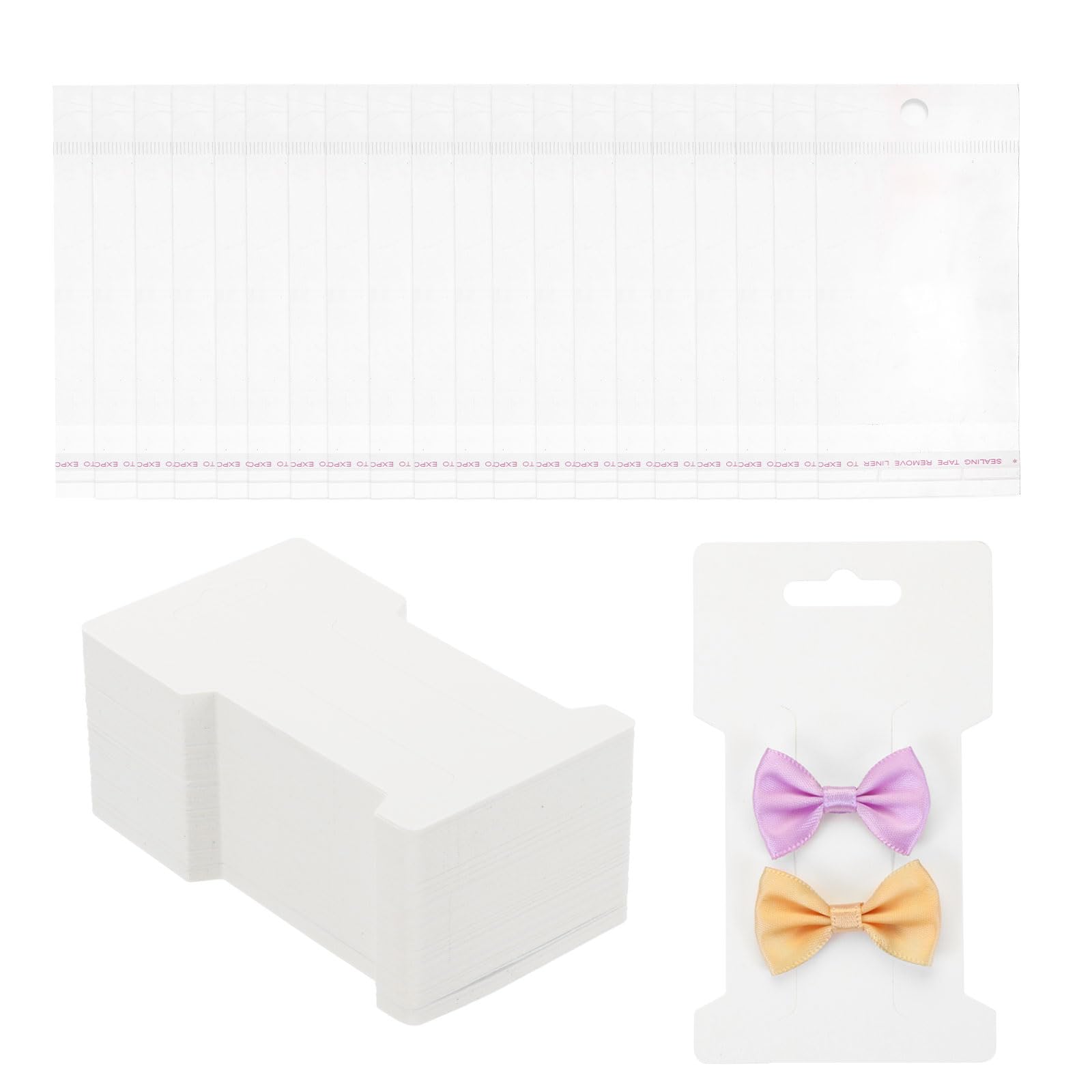 Cartes d'affichage pour pinces à cheveux et solutions de rangement pour barrettes