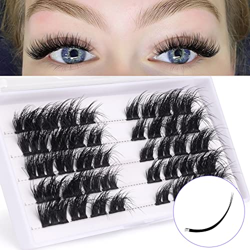 Cluster Lashes Wispy Eyelash Extensions 3D Flat Diy Flat Lash Clusters Individual Faux Mink Lashes False Eyelashes Pack By Alice #TOP5