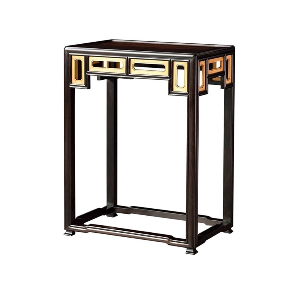 ZENY896V Home Chinese Bonsai Vase Base Redwood Display Stand for Indoor Living Room Decoration Decor