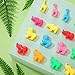 Hicarer 180 Pcs Animal Shaped Beads Plastic Zoo Animal Pony Charms Colorful Marine and Jungle Craft Beads 0.66 Pounds with Various Design for Kids DIY Jewelry Making Necklace Bracelet, 1 Inch