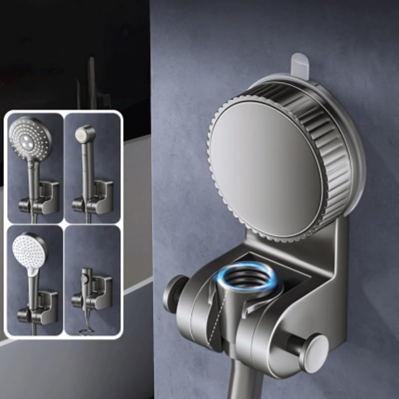Suction Cup Shower Holder a No drilling Home Stand Fixing Tool with Strong Power Adjustable Hanging Function