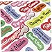 DOITOOL 15Pcs Vintage English Label Stickers for Budget Books Journals Easy to Apply Stationery Stickers for Scrapbooking Craft Projects and Schedules for DIY Decoration