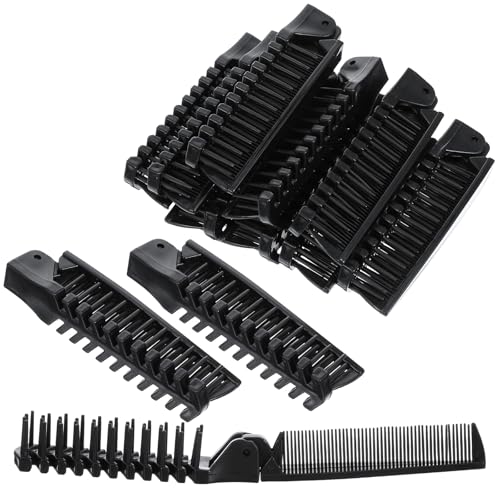 100 Peines Plegables para Viaje Negro miniatura 1
