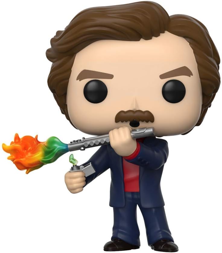 Disney Funko Pop! Movies #947 Anchorman Ron Burgundy with Flute (2020 Summer Convention Exclusive)
