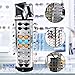 44 Pairs 360° Rotating Sunglass Display Glasses Stand Holder Sunglasses Organizer Rack W/ Mirror, Turning Eyewear Collection Eyeglass Carousel Holder for Commercial, Home, Store, Exhibition, Desk