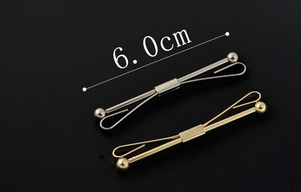 Vpang 3 Pcs Men's Tie Collar Bar Pin Shirt Clip Cravat Lapel Stick Brooch with Gift Box