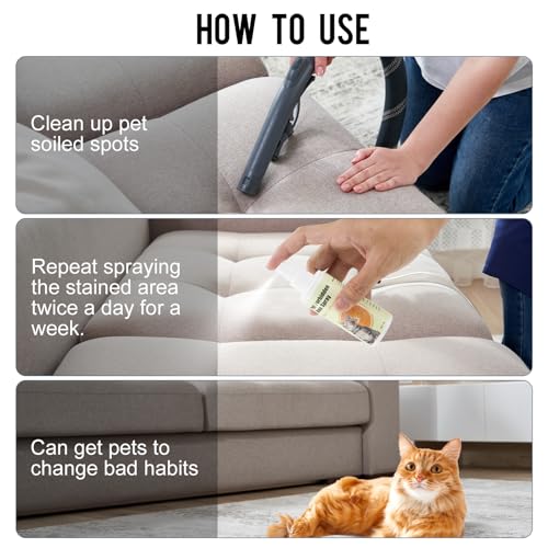 Vnmkp MPW365 Cat Deterrent Spray - Cat Repellent Indoor Cat Scratching Spray Effective Training Aid thumb #3