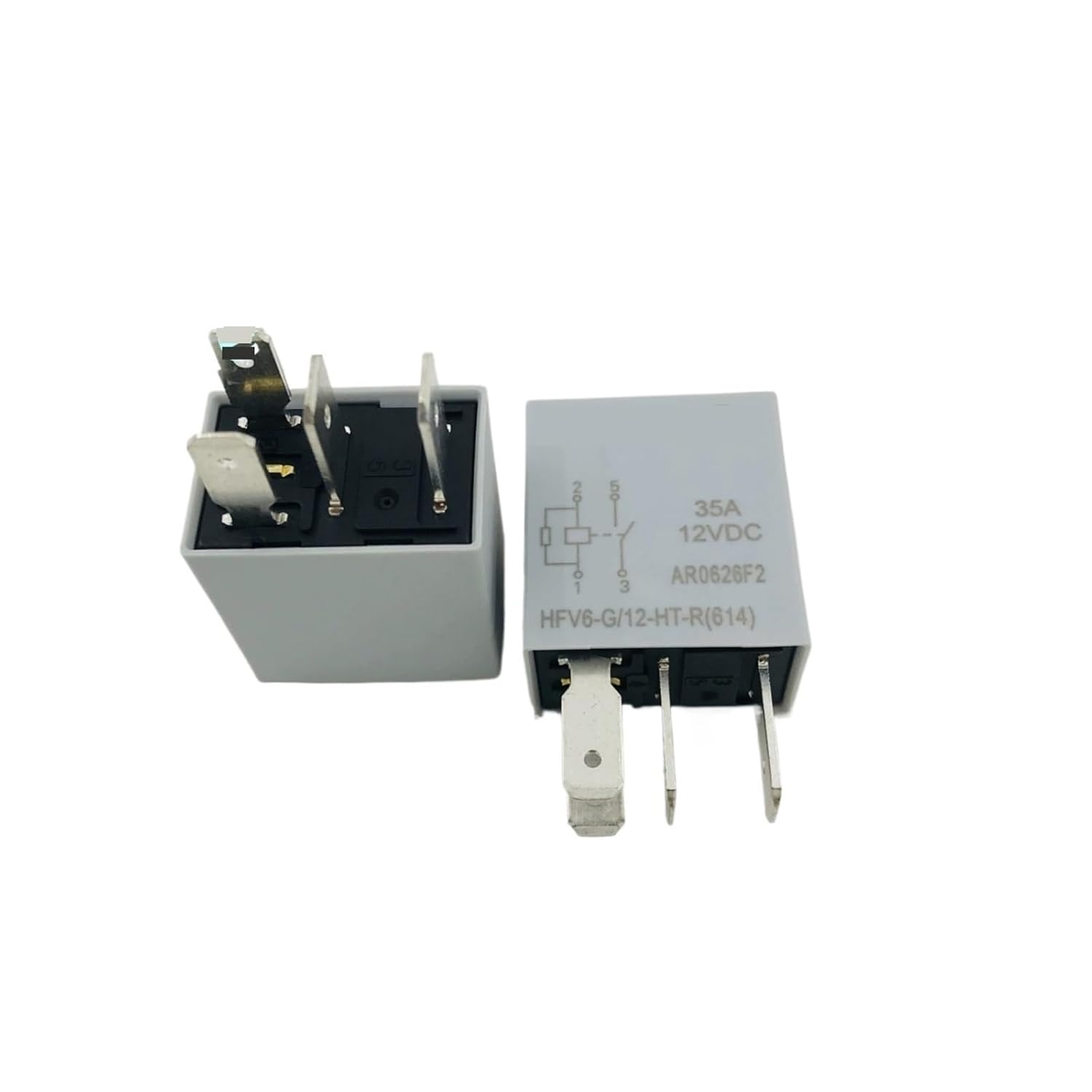 Relay HFV6-G-12-HT-R (614) HFV6-G-12-HT-R HFV6-G-12-HT-R 012VDC Normally Open 35A 1Pcs