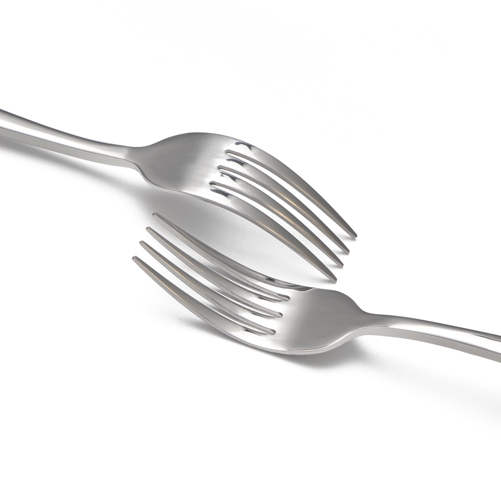 8-Piece Dinner Forks Set, Food Grade Stainless Steel Silverware Fork, Flatware Forks Use for Home, Kitchen, Restaurant, Dishwasher safe - 8.1 Inches — Amazon image 3