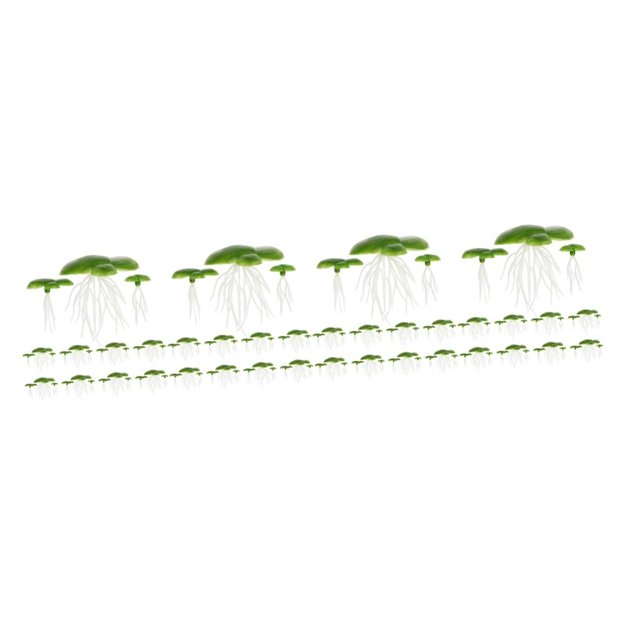ABOOFAN 360 Piezas lenteja de Agua de plástico Planta Artificial Plantas Artificiales Decoraciones de peceras Plantas de Acuario Artificiales Acuario Plantas flotantes el plastico