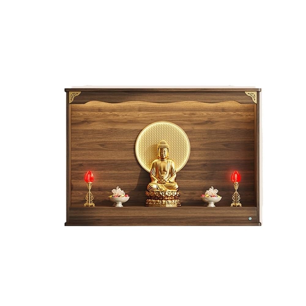 RUNZE765Z Cabinet Solid Wood Altar Cabinet Zen Shrine(Small)