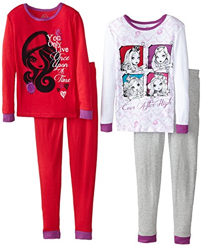 Ever After High Big Girls' Character 4-Piece Pajama Set