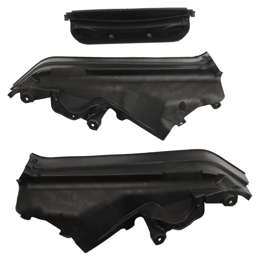 51717169419 Motor Compartimiento Superior Partición Panel Mamparo Kit 3PCS Compatible con X5 E70 2006-2013, E70 LCI 2009-2013, X6 E71 2008-2014, E72 Hyb 2009-2011 Huiruhy