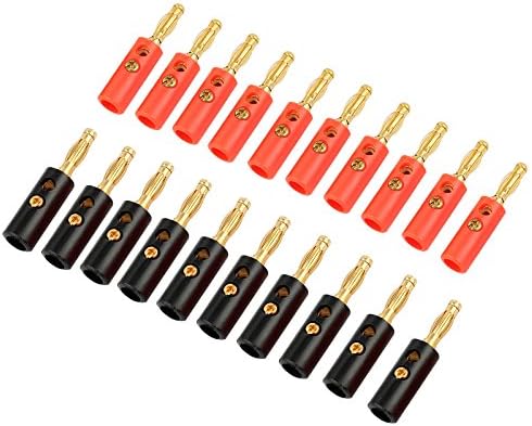 16 Stück Bananenstecker 4mm - Lautsprecherstecker Für HiFi-Anlagen & Audio Equipment
