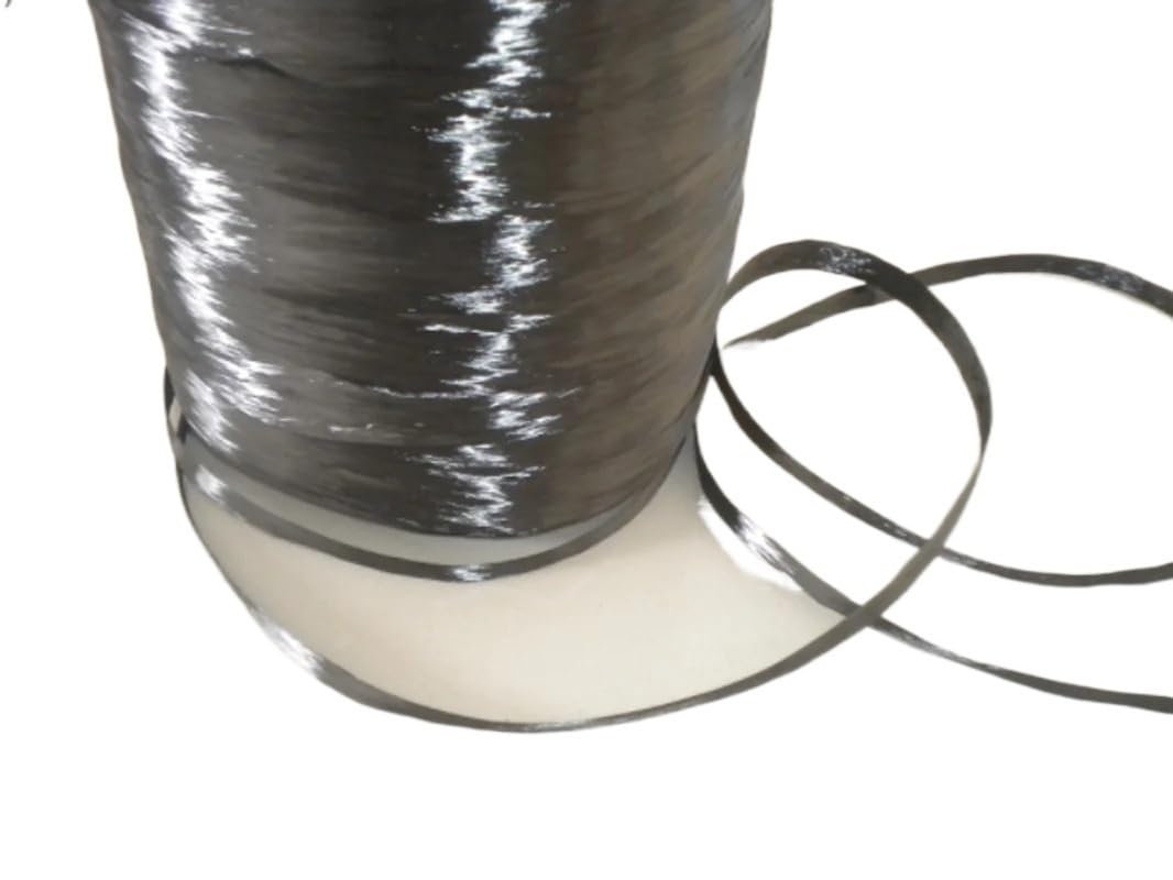 GatherTOOL 30Meters 48K Carbon Fiber Fibre Black Color Tow Filament Yarn Thread Tape 4900MPa