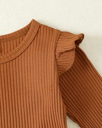 Newborn Infant Baby Girl Dress Clothes Winter Outfits Top Romper Overalls Dresses Suspender Skirt Set for Girls3