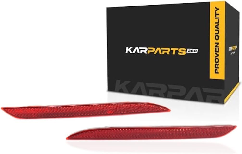 For Ford Mustang Rear Reflector 2015 2016 2017 Pair Driver and Passenger Side DOT Certified | FO1184105 | FO1185105 | FR3Z-15A449-A