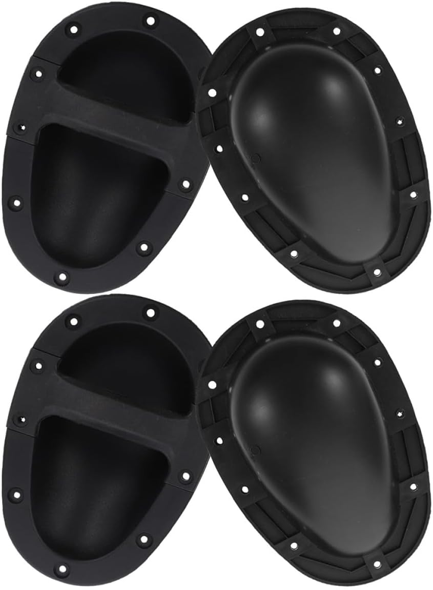 4pcs Abs Speaker Handles Replacement, 148x212x65mm, Sturdy Speaker Case and Amplifier Grip for Stage and Audio Equipment, Bucket Style Side Handles for Reliable Carrying