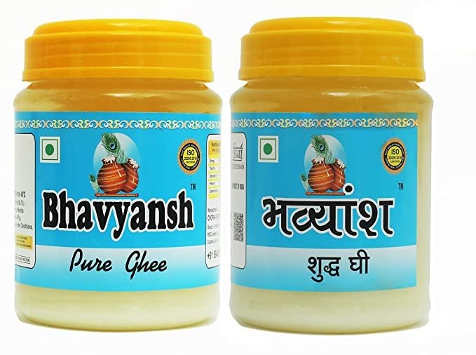 BHAVYANSH Pure Desi Ghee | 100% Pure Buffalo Ghee | Desi Bilona Ghee | Clarified Butter | Pack of 2 Mason Jar (1000ml x 2) (B0C5MDYGGH) Amazon Price History, Amazon Price Tracker