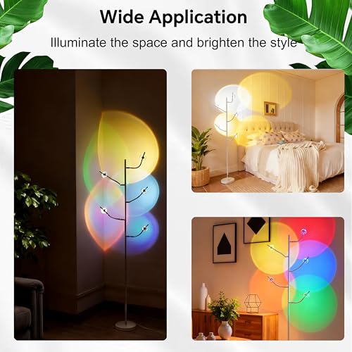 LOZNDA 5-Head Halo Sunset Lamp with Replaceable Color Filters — view 9