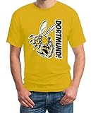 Dortmund Fan Shirt mit Biene - T-Shirt L Gelb