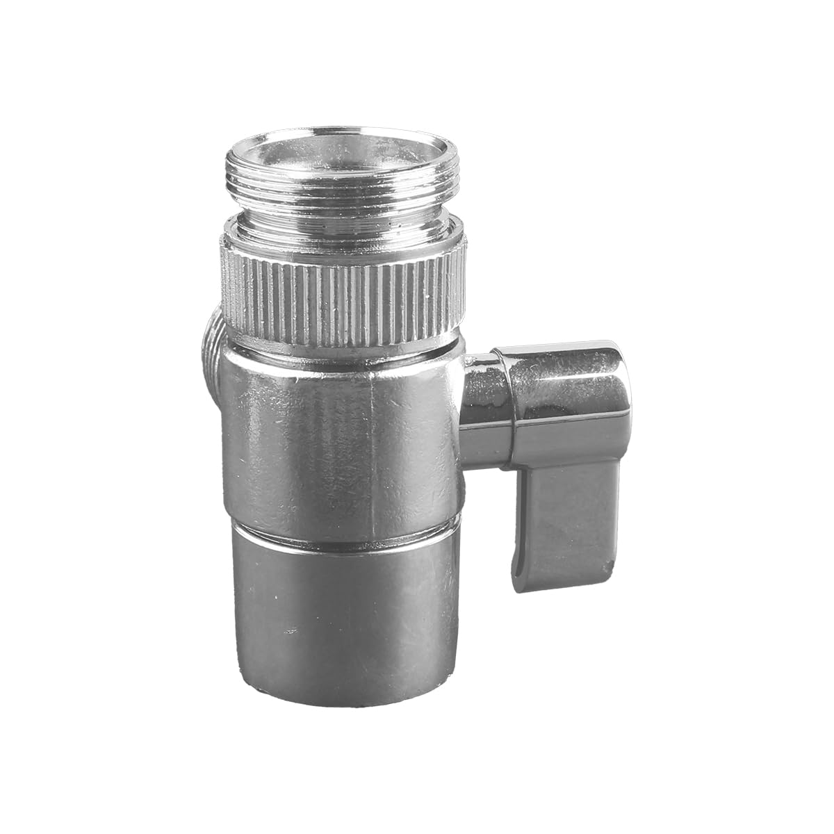 Groveess Silver 3 Way Shower Diverter Valve M22 X M24 Shower Head Adapter Zinc Alloy Diverter Valve Shower Attachment For Kitchen Bathroom Sink Faucet Water Supply Hoses