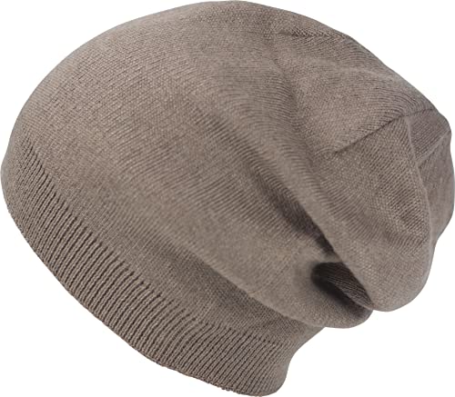 fashionchimp Gorro básico para mujer, cálido y suave, ligero, para toda temporada, color liso, beige Cover
