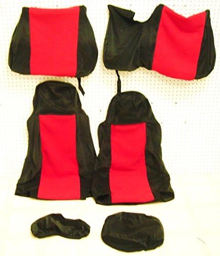 Durafit Seat Covers, Made to fit 2002-2003 Ranger Exact Fit Seat Covers Black with Red Inserts