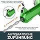 Meisterfaktur Rohrreinigungsspirale [15m] - Automatik - Extra lange Abflussspirale mit Bohraufsatz - Die Rohrspirale für echte Heimwerker!
