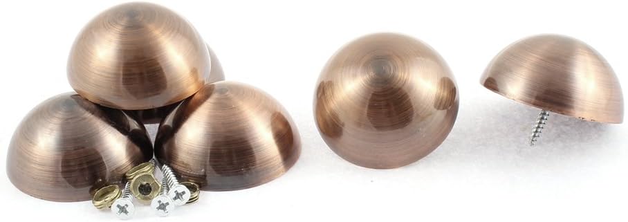 Advertisement 46mm Quality Parts Diameter Semicircle Glass Mirror Screw Type Nail Decor 6pcs Model:56as13qo562