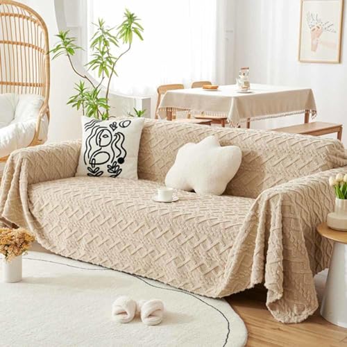 YWQJL Sofaüberwurf Decke Groß XXL L Form Ecksofa Samt rutschfest Wasserdicht Überwurfdecke Sofa Decke Überwurf Sofa Tagesdecken Sofaüberwurf,G-180x200cm