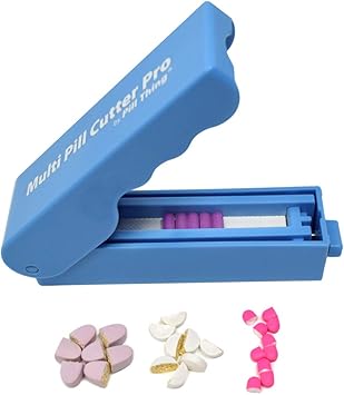 Multi Pill Cutter Pro - Large Pill Splitter Cuts Multiple Pills Easily, Cleanly & Precisely - Unconditionally Guaranteed